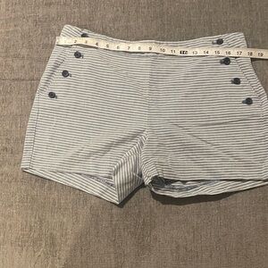 Banana Republic Nautical Striped High Waist Women's Shorts